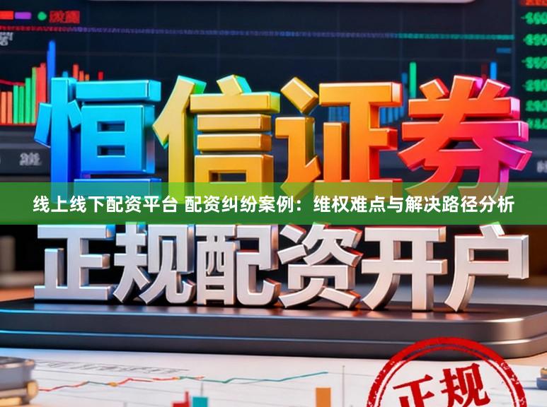 线上线下配资平台 配资纠纷案例：维权难点与解决路径分析