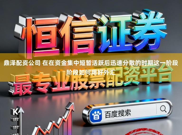 鼎泽配资公司 在在资金集中短暂活跃后迅速分散的时期这一阶段阶段如何用好外汇