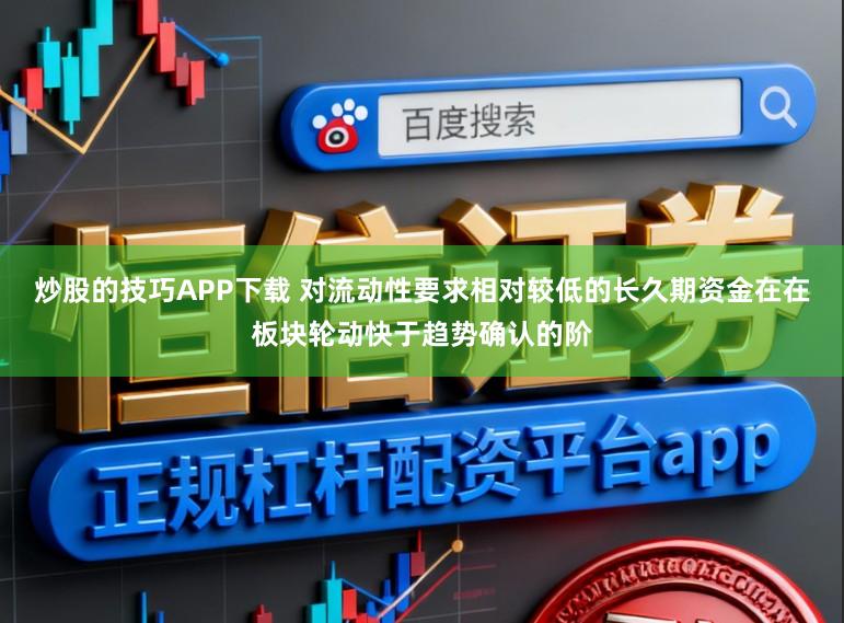 炒股的技巧APP下载 对流动性要求相对较低的长久期资金在在板块轮动快于趋势确认的阶